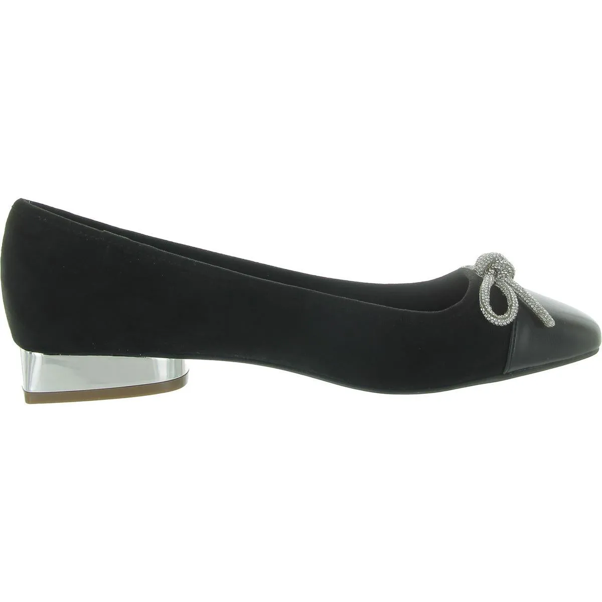 Anne Klein Womens Cassidy Rhinestones Square Toe Mary Janes