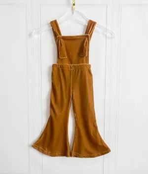 Backless Velvet Jumpsuit