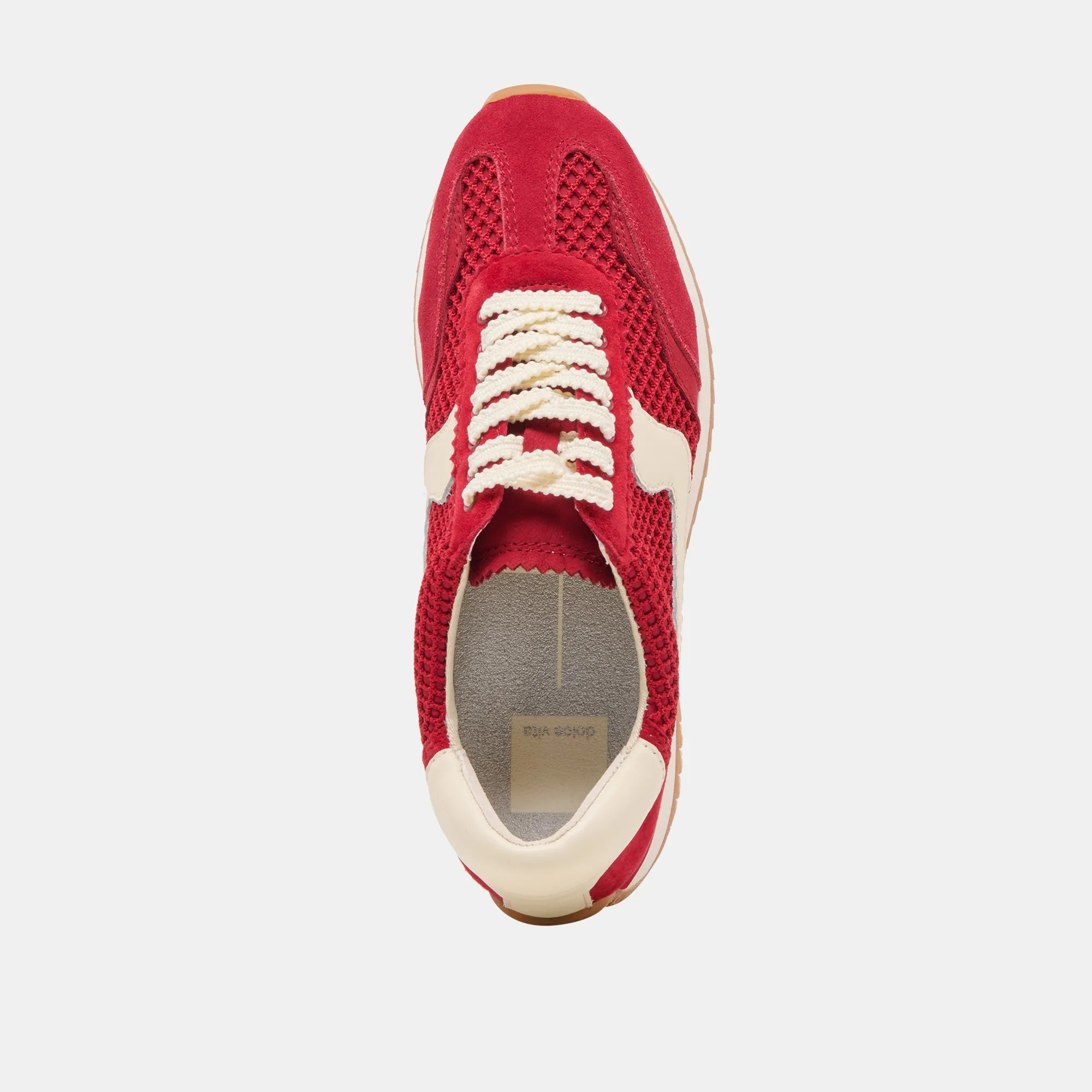 B.NTCD MESH SNEAKERS CRIMSON WOVEN MESH