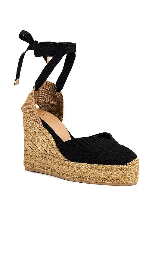 Castaner Chiara Espadrille in Black