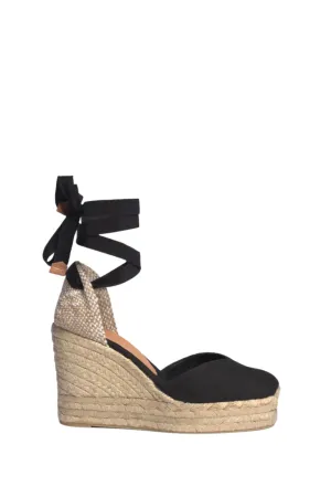 Chiara Double Wedge | Negro