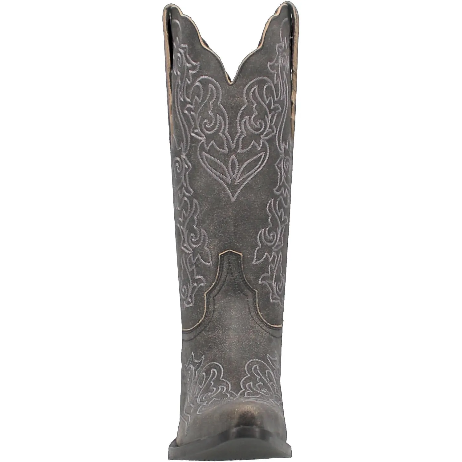 Dingo Women's Flirty N' Fun Black Leather Round Toe Boot DI171