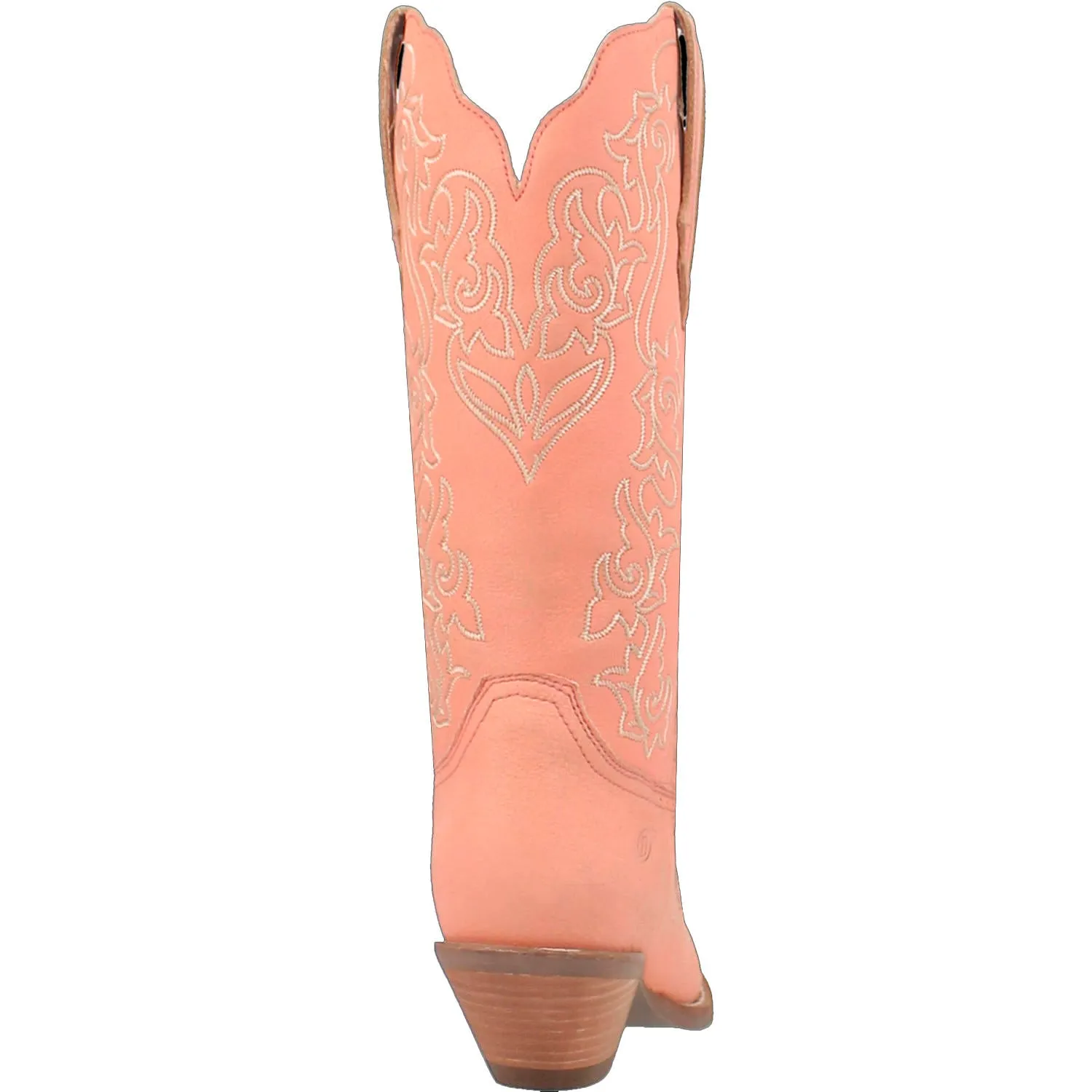 Dingo Women's Flirty N' Fun Peach Leather Round Toe Boot DI171