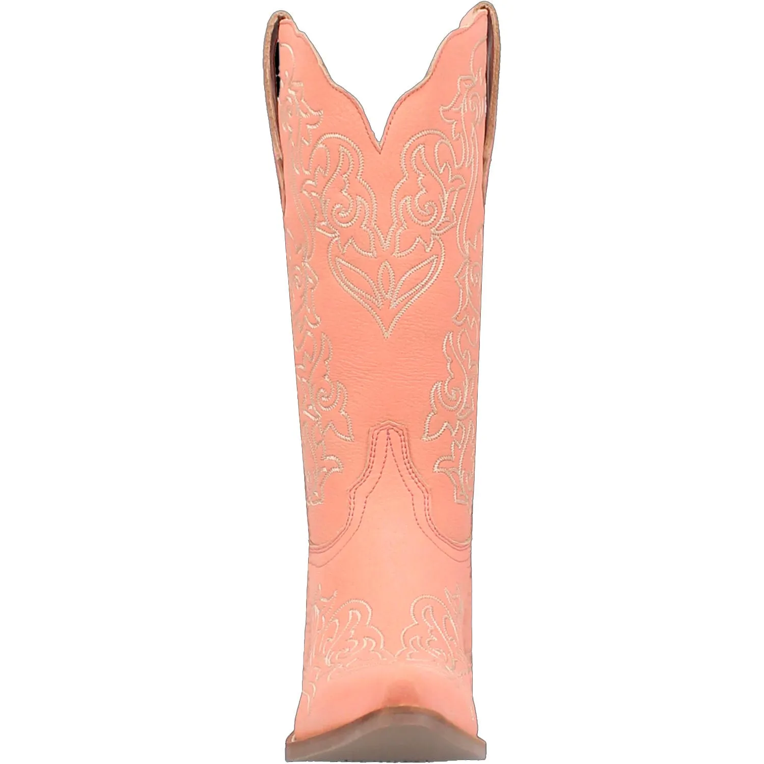 Dingo Women's Flirty N' Fun Peach Leather Round Toe Boot DI171