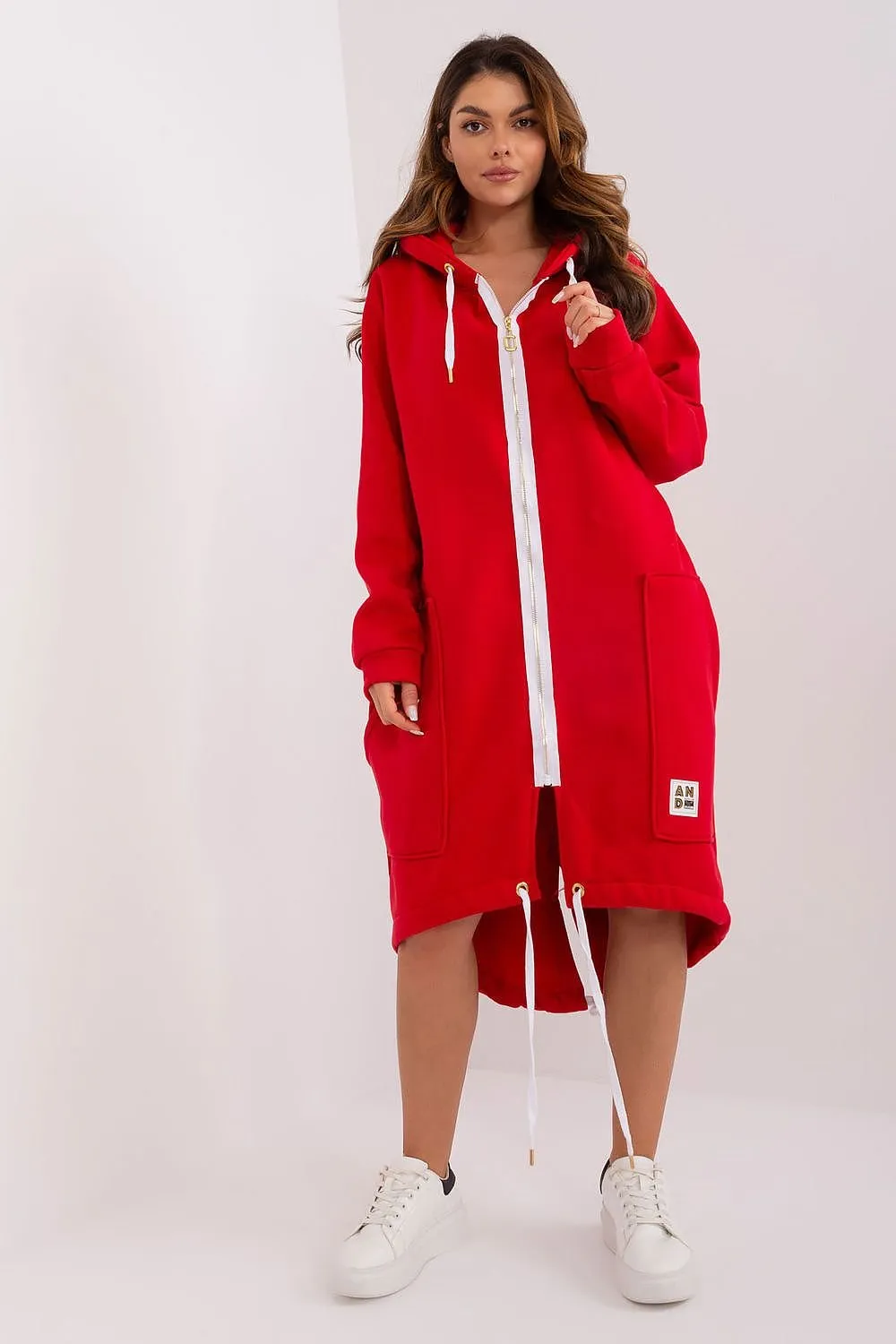 Easygoing Cotton Blend Zip-Up Hoodie
