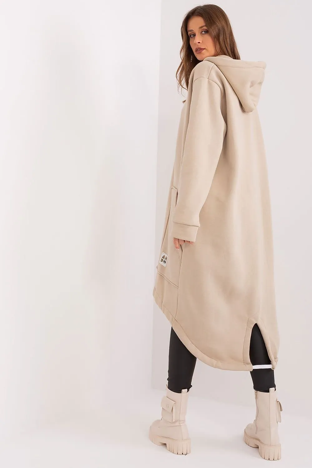 Easygoing Cotton Blend Zip-Up Hoodie