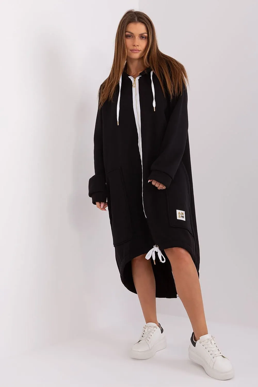 Easygoing Cotton Blend Zip-Up Hoodie
