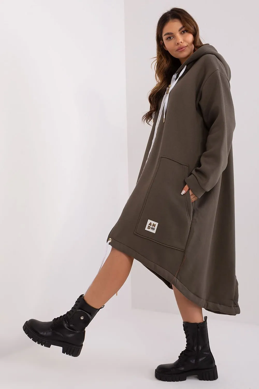 Easygoing Cotton Blend Zip-Up Hoodie