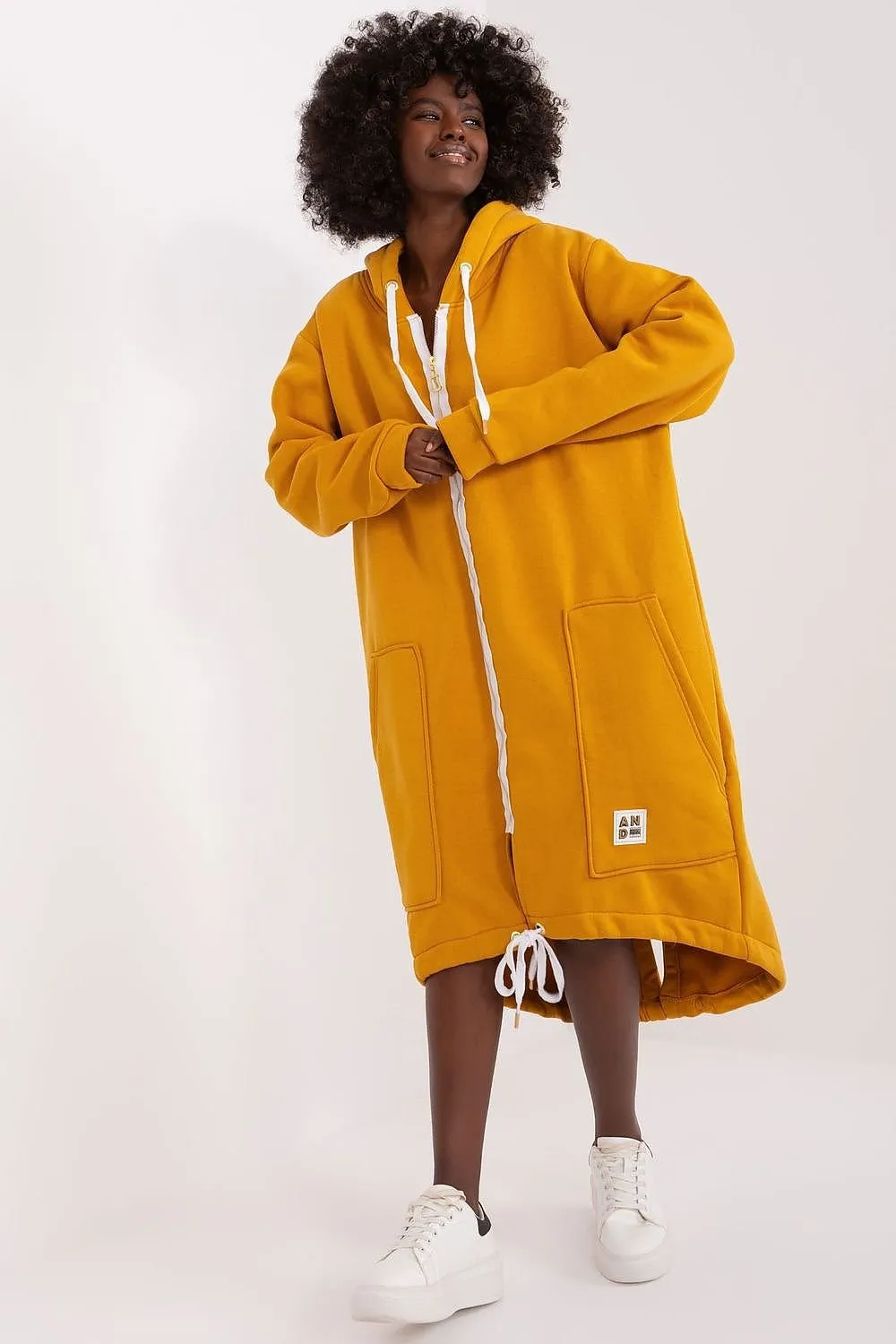 Easygoing Cotton Blend Zip-Up Hoodie