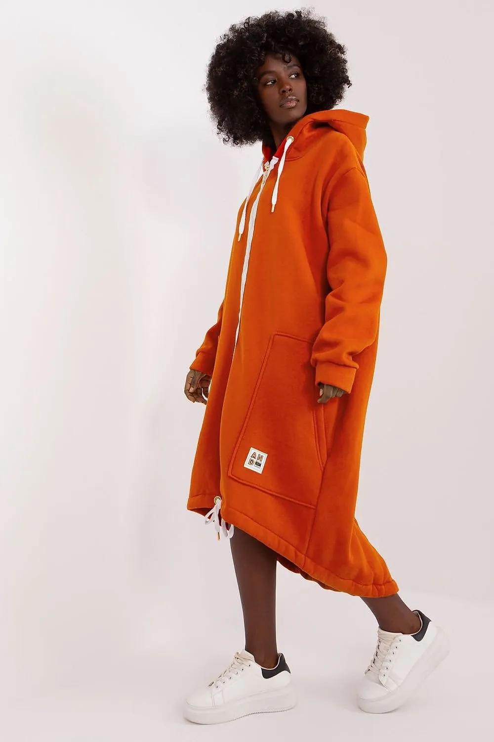 Easygoing Cotton Blend Zip-Up Hoodie