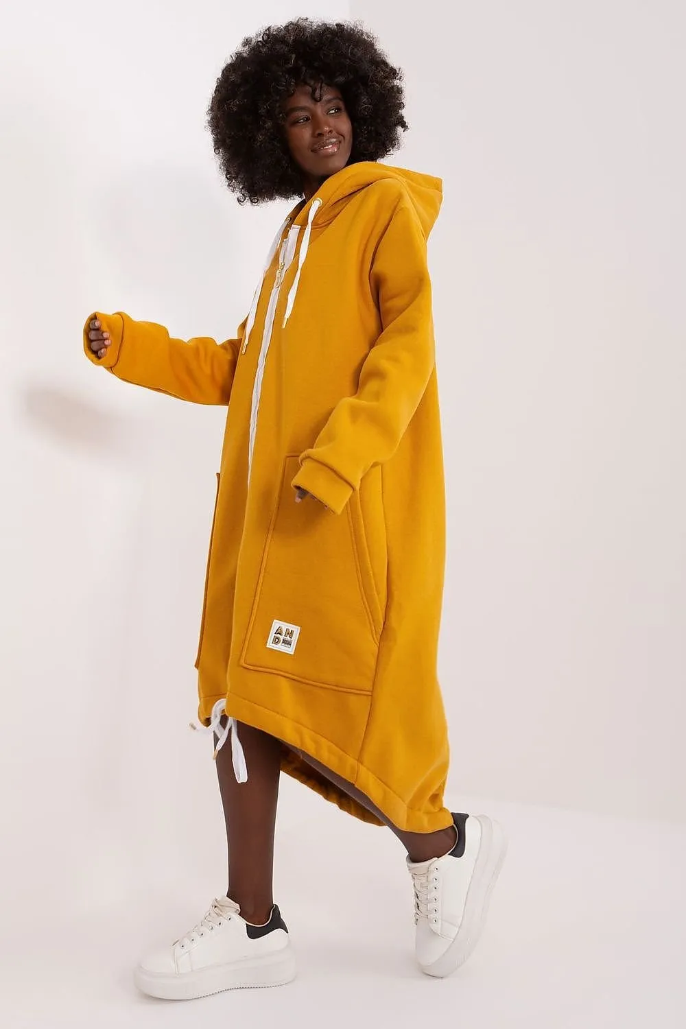Easygoing Cotton Blend Zip-Up Hoodie