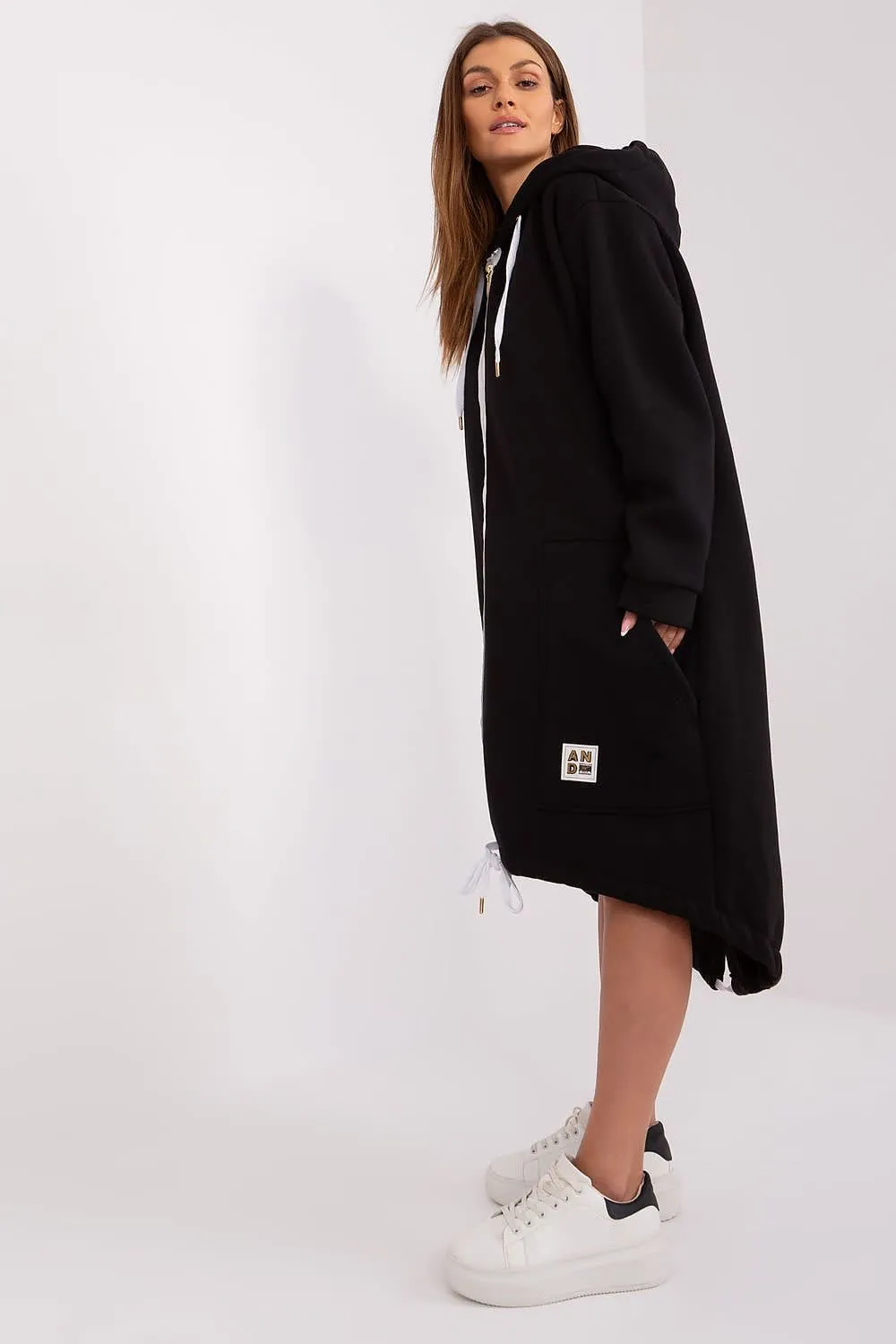 Easygoing Cotton Blend Zip-Up Hoodie