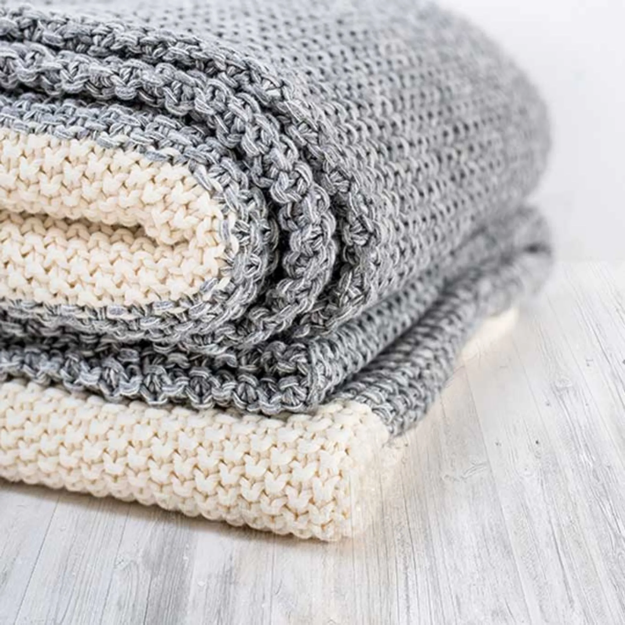 Elephant Throw -  Natural Two Tone