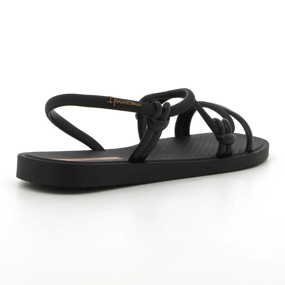 Ipanema Solar Strappy Sandal With Back Strap - Black