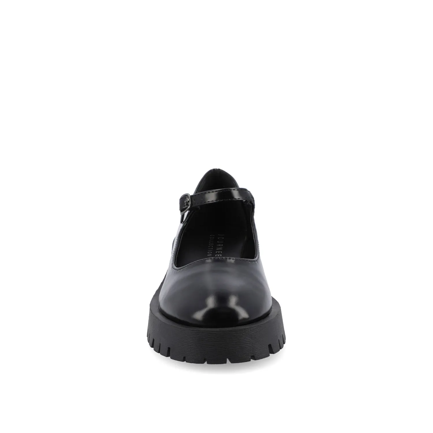 KAMIE LUG SOLE MARY JANE FLATS IN WIDE