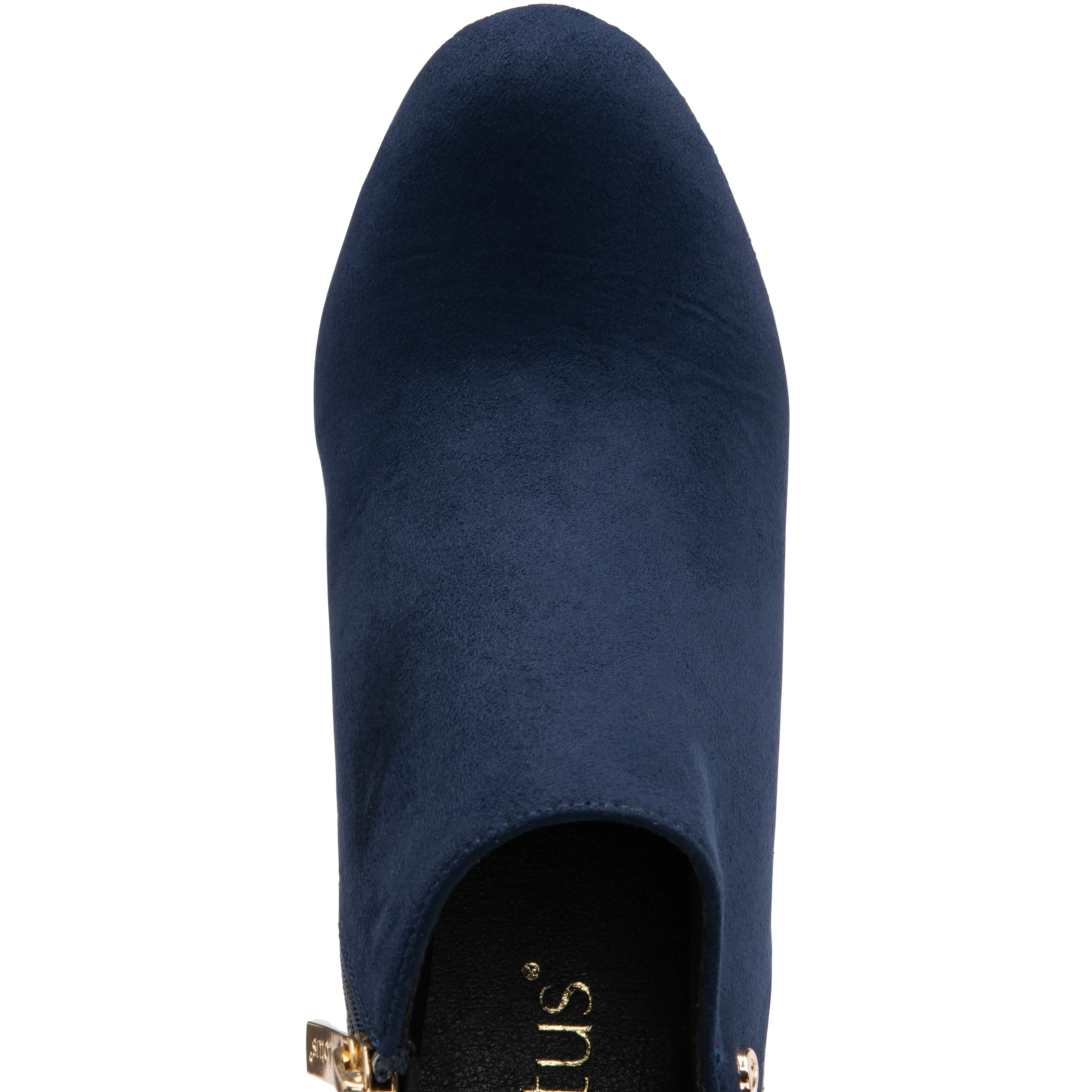 Lotus Ankle Boot/shoe with a Zip RAMONA Navy
