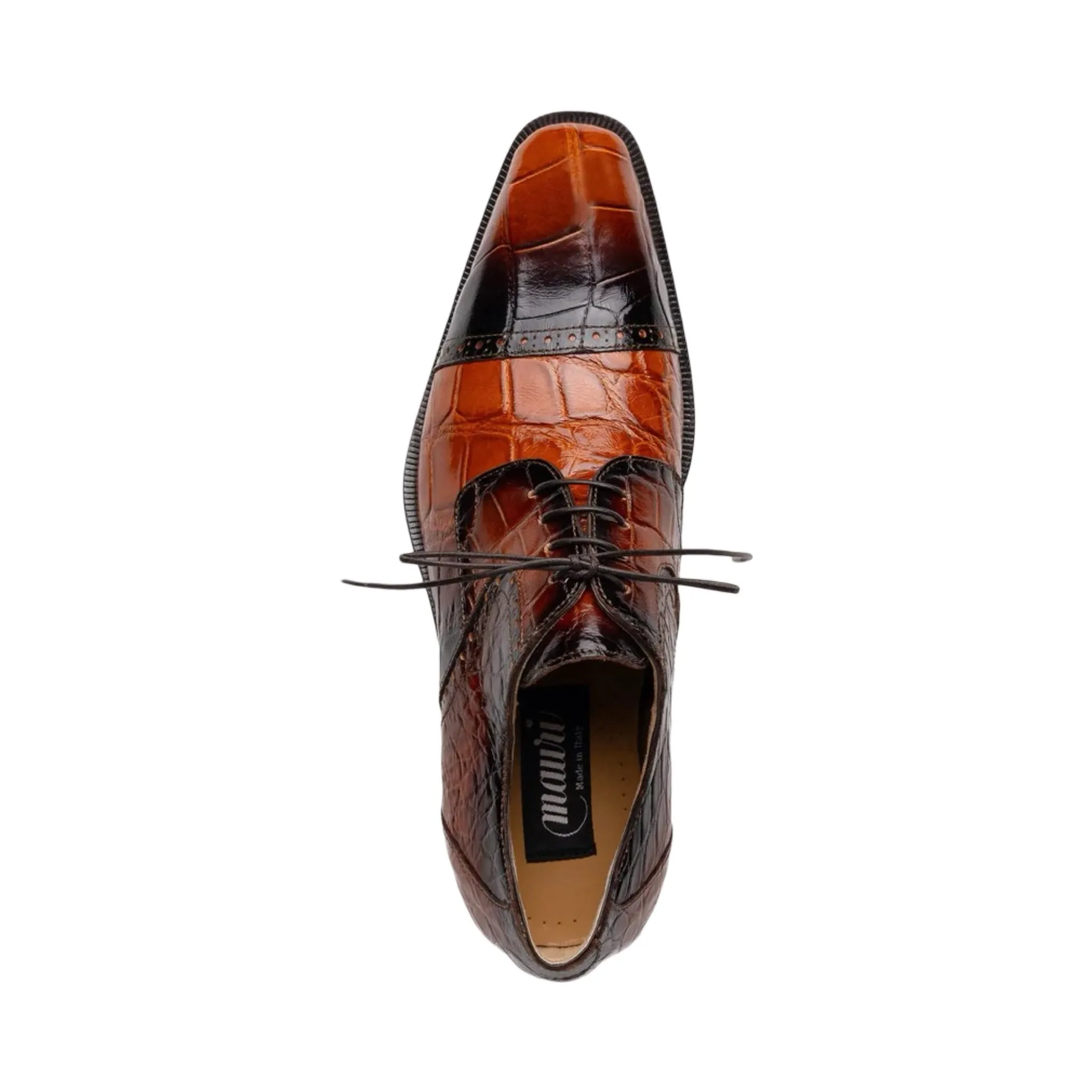 Mauri Cap Toe Oxford Shoe Genuine Alligator 1087