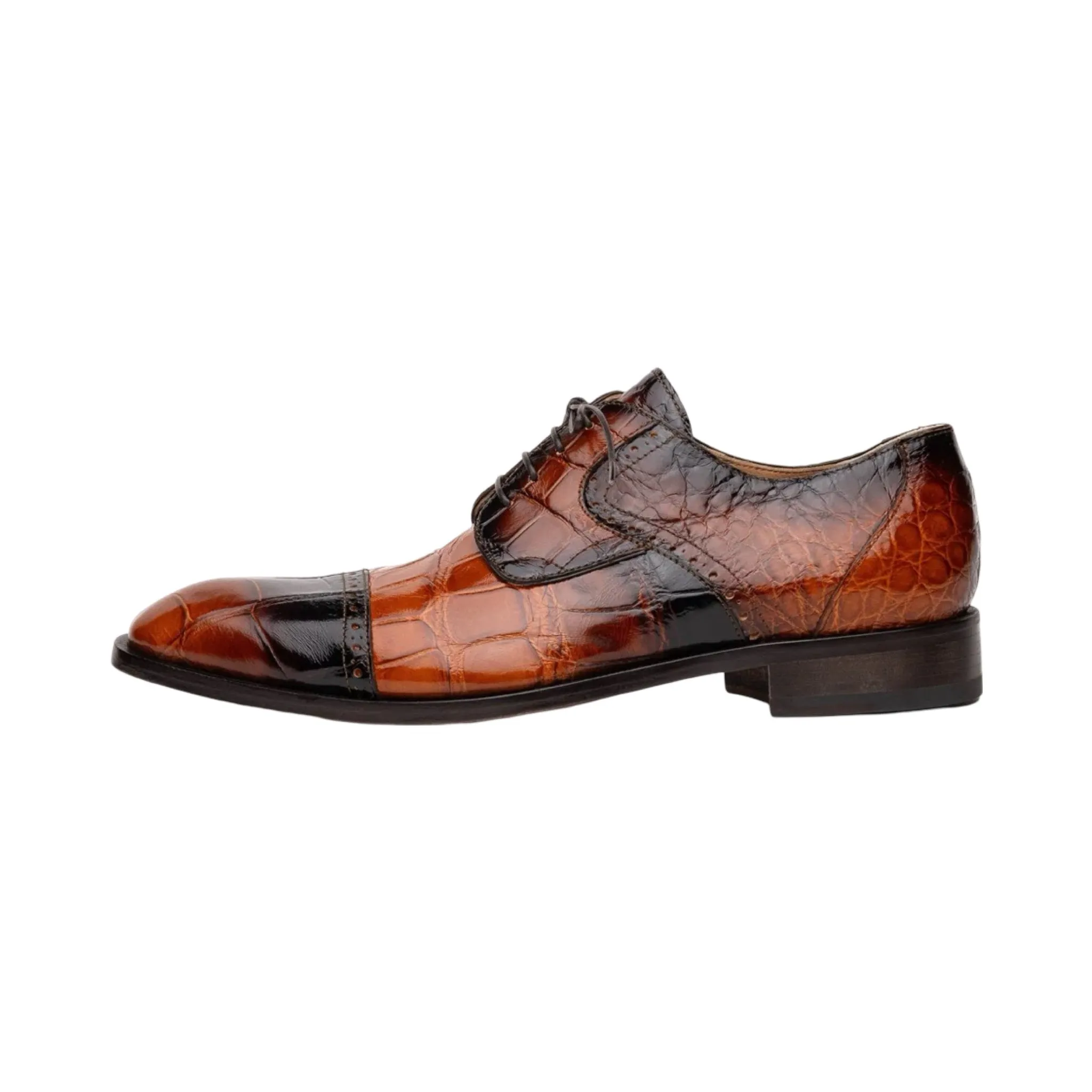 Mauri Cap Toe Oxford Shoe Genuine Alligator 1087