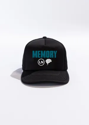 Memory Lane Core Stacked Trucker Hat (Black)