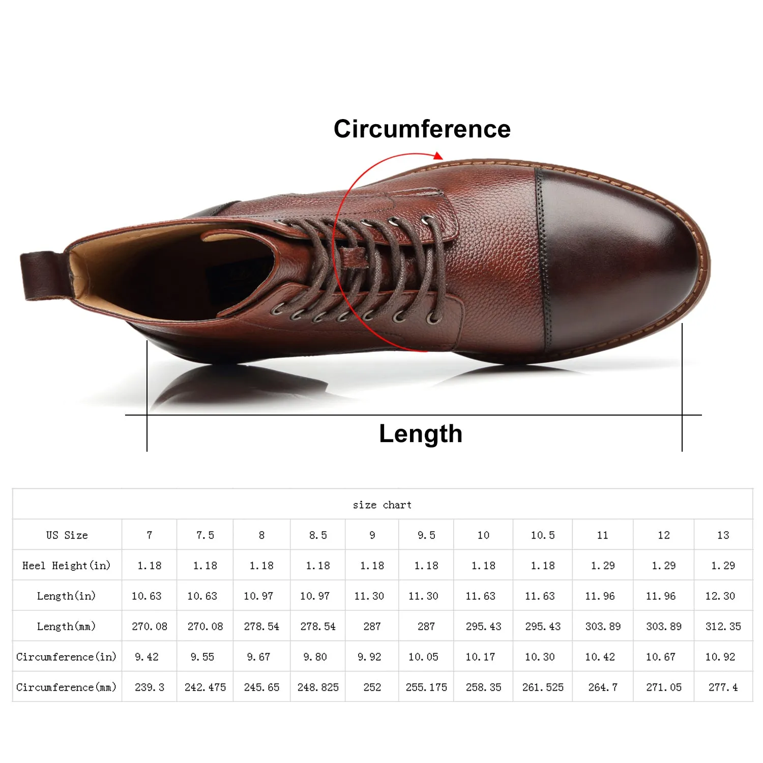 Men's Lace Up Boot Vincent-1-brown