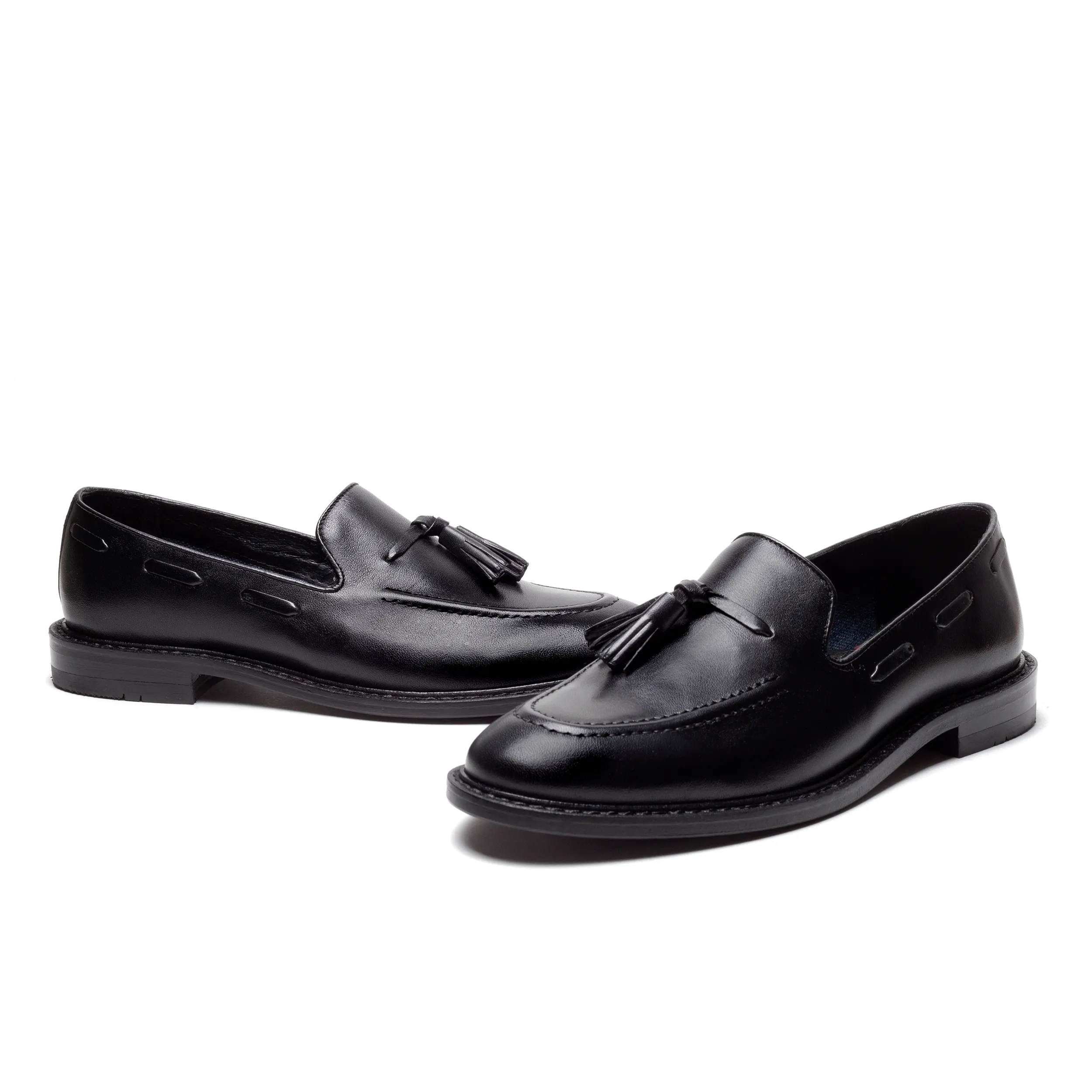 MOD. 3025 | Tassel Loafer Floreta Black | Dama