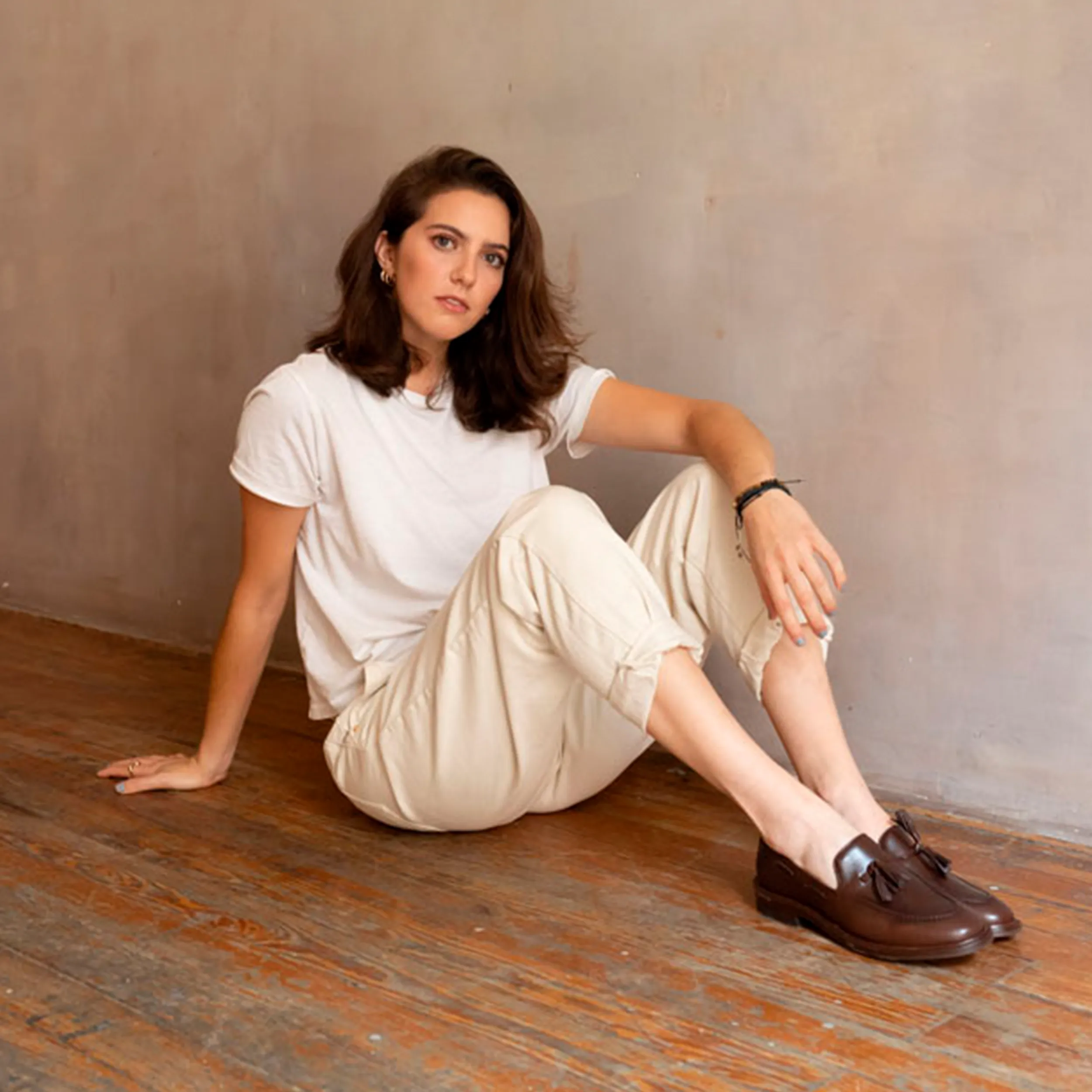 MOD. 3025 | Tassel Loafer Floreta Café | Dama