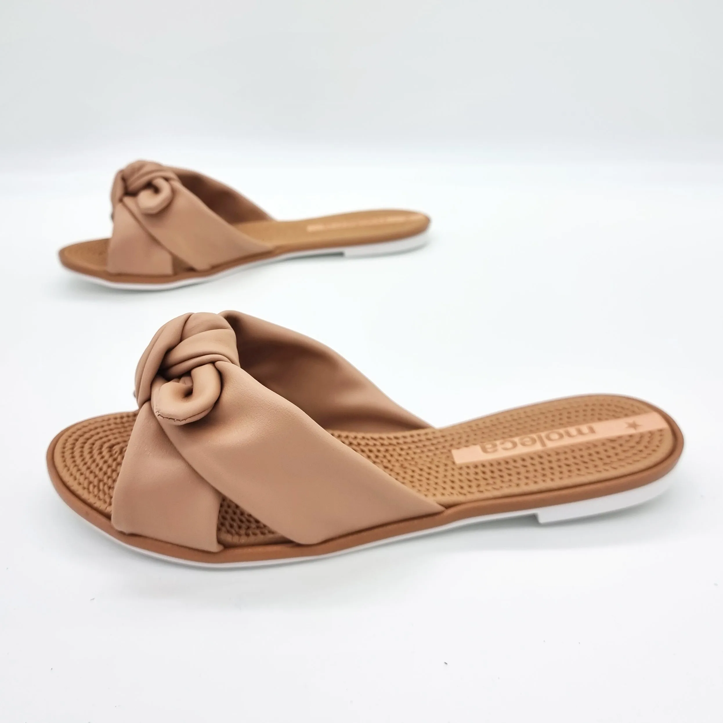 Moleca 5297-456 Slip-on Sandal in Nude