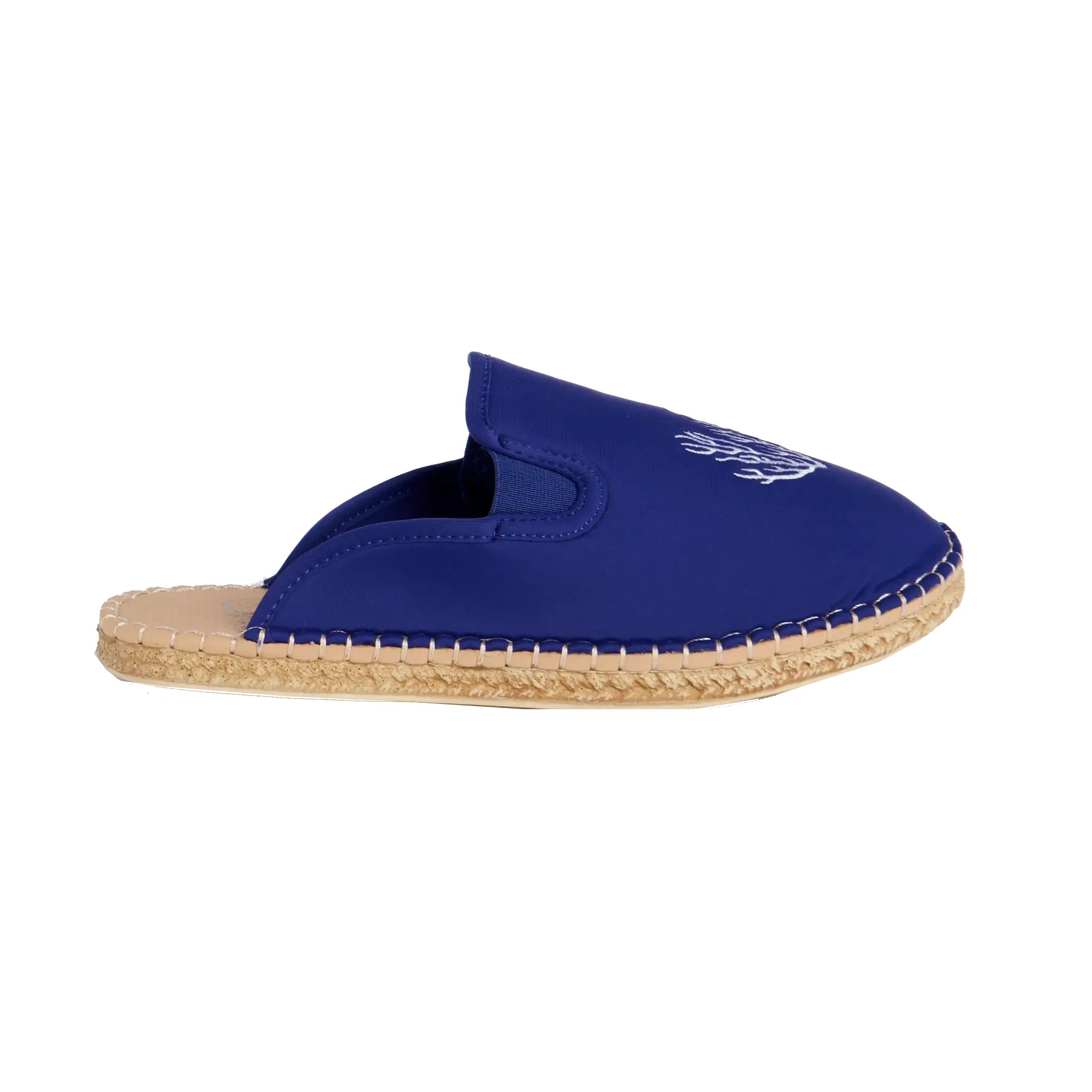 NAVY CORAL EMBROIDERY - WOMENS HARBOURSIDE MULE