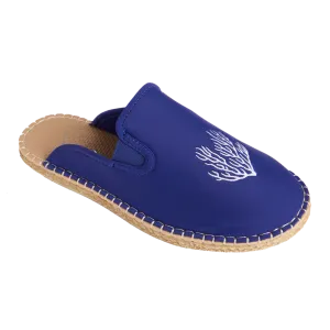 NAVY CORAL EMBROIDERY - WOMENS HARBOURSIDE MULE