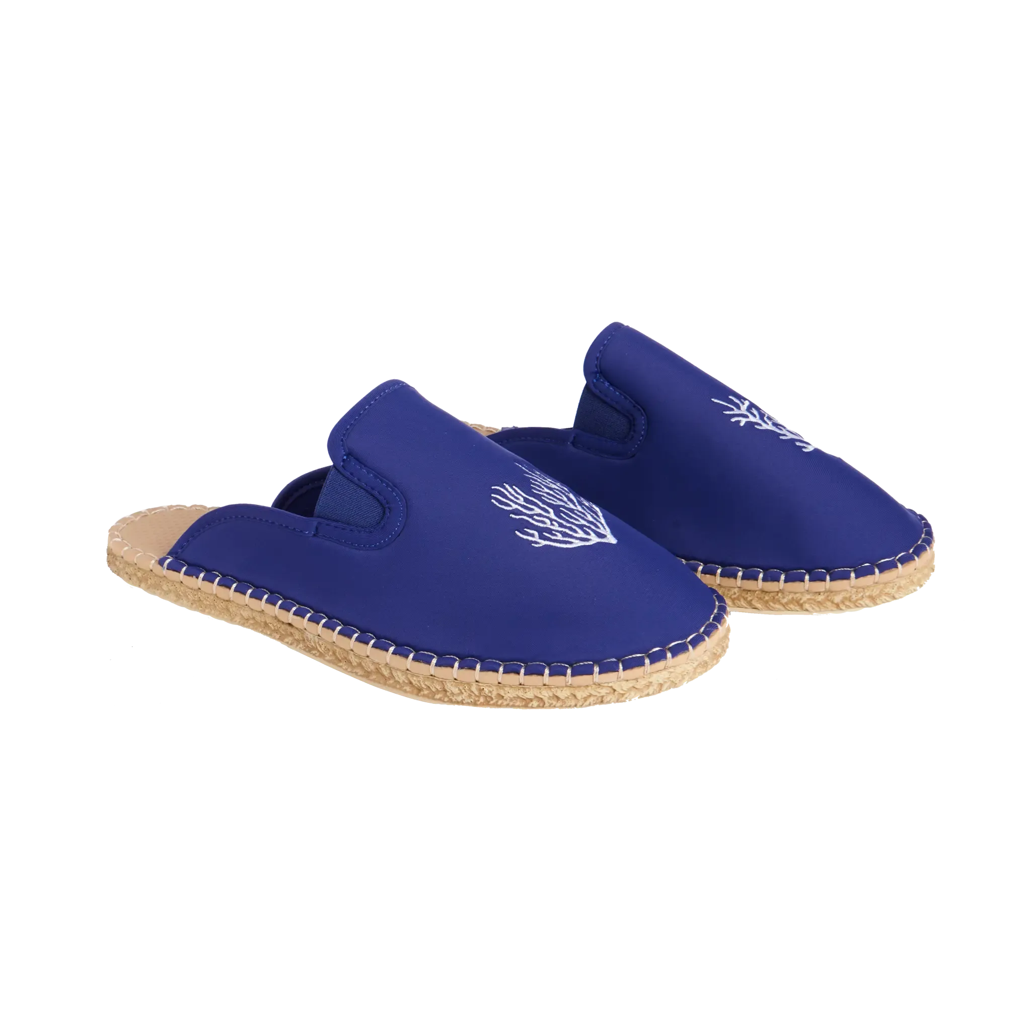 NAVY CORAL EMBROIDERY - WOMENS HARBOURSIDE MULE