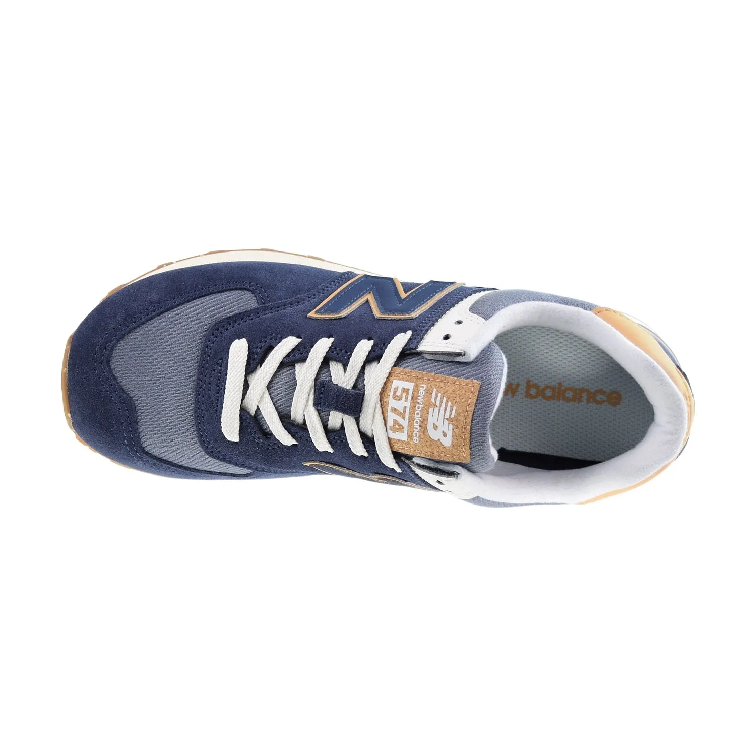 New Balance 574 Men's Shoes Navy-Brown