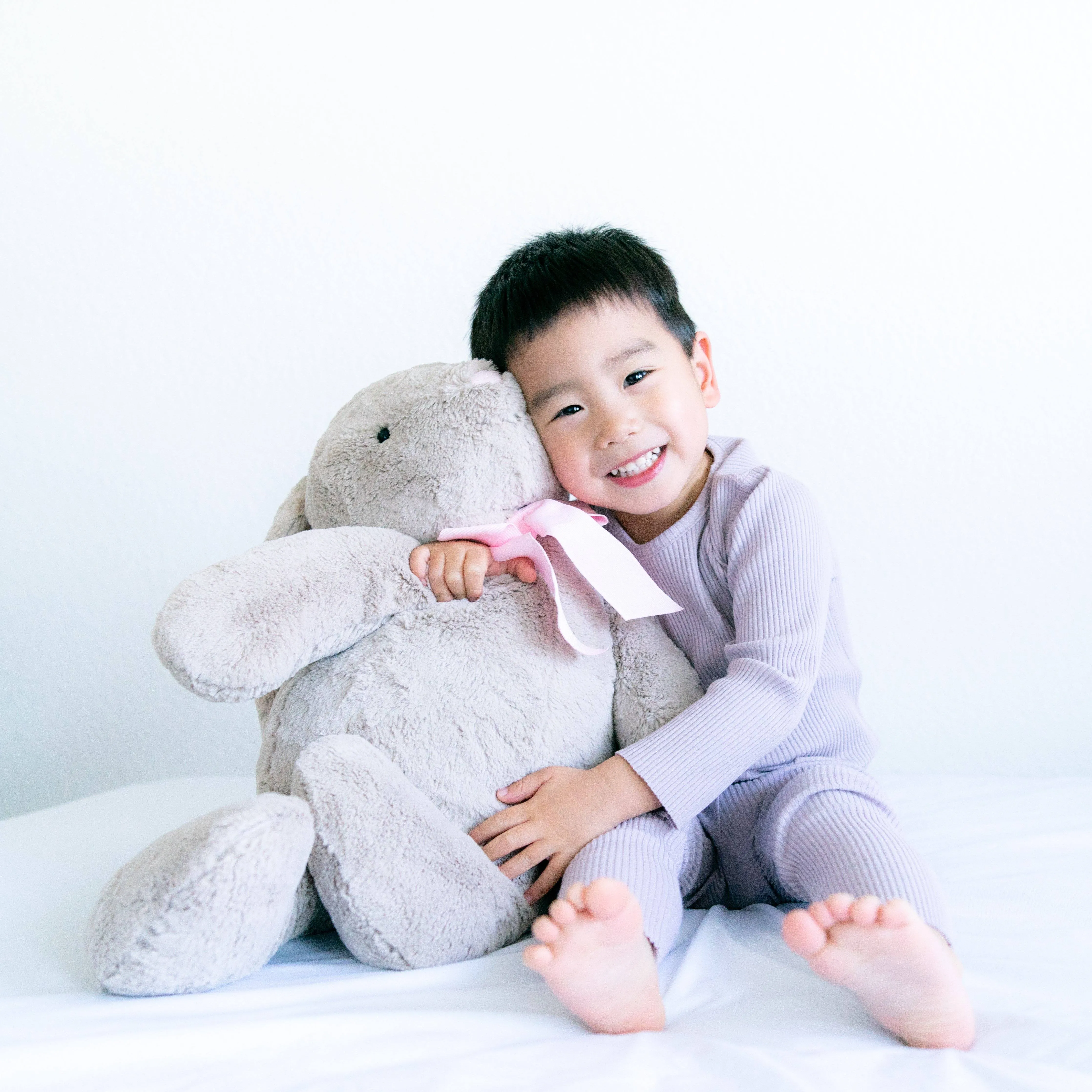 Organic Cotton Ribbed Pajama Set