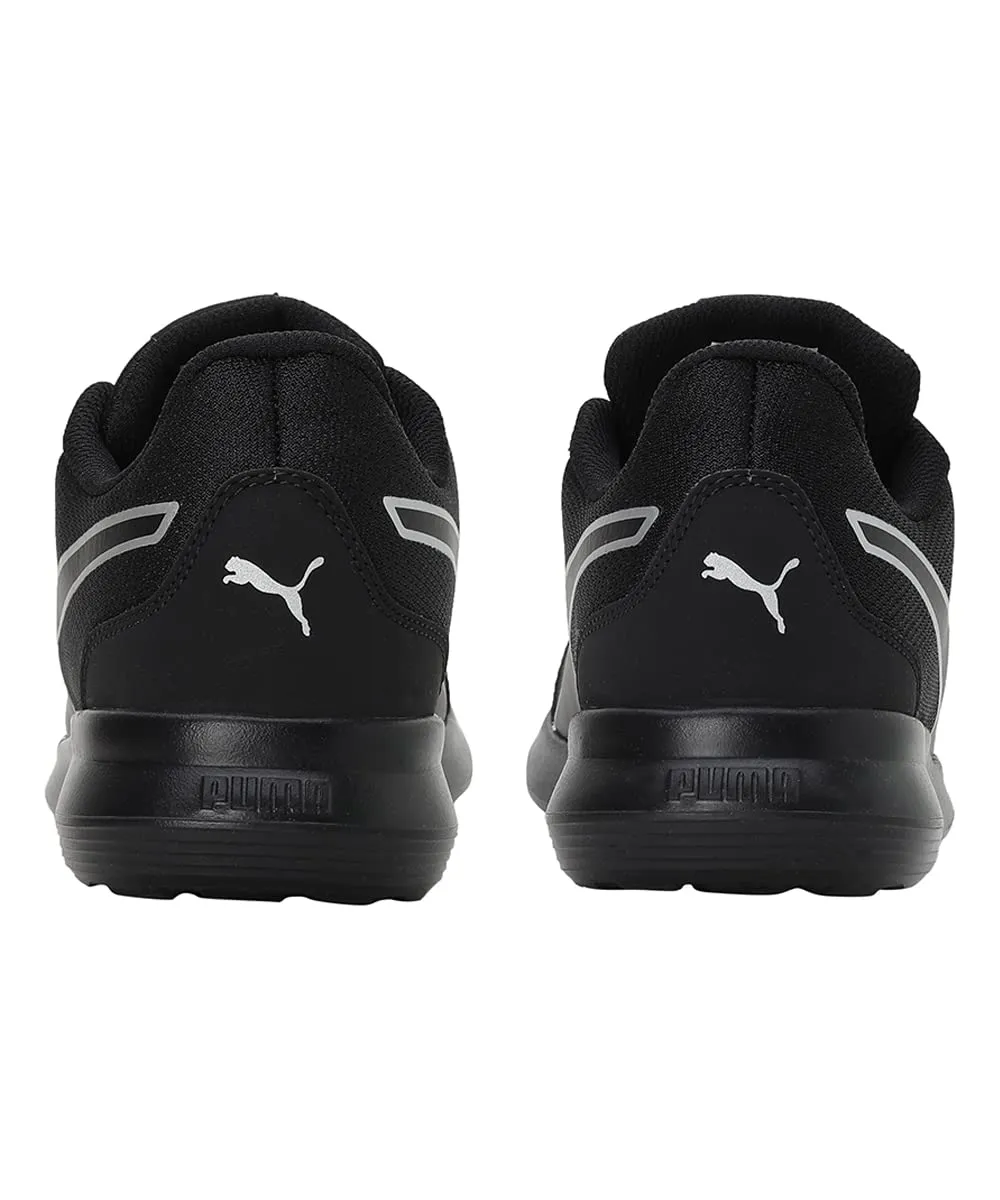 Puma mens Dazzler Black-Silver Running Shoe - 9 UK (39178201)