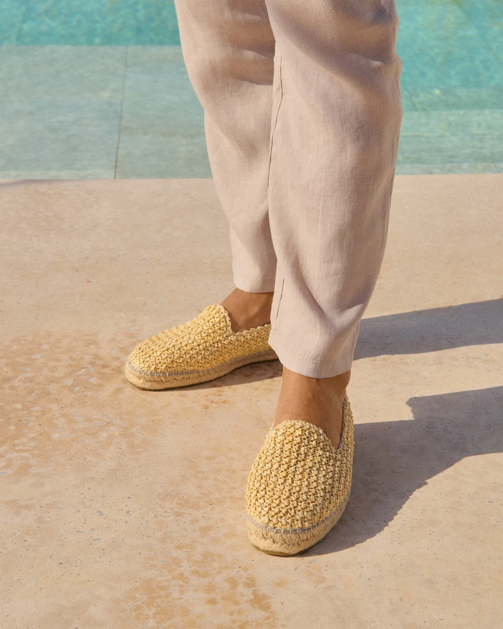 Raffia Espadrilles - V27C0 - Yucatán Raffia Net