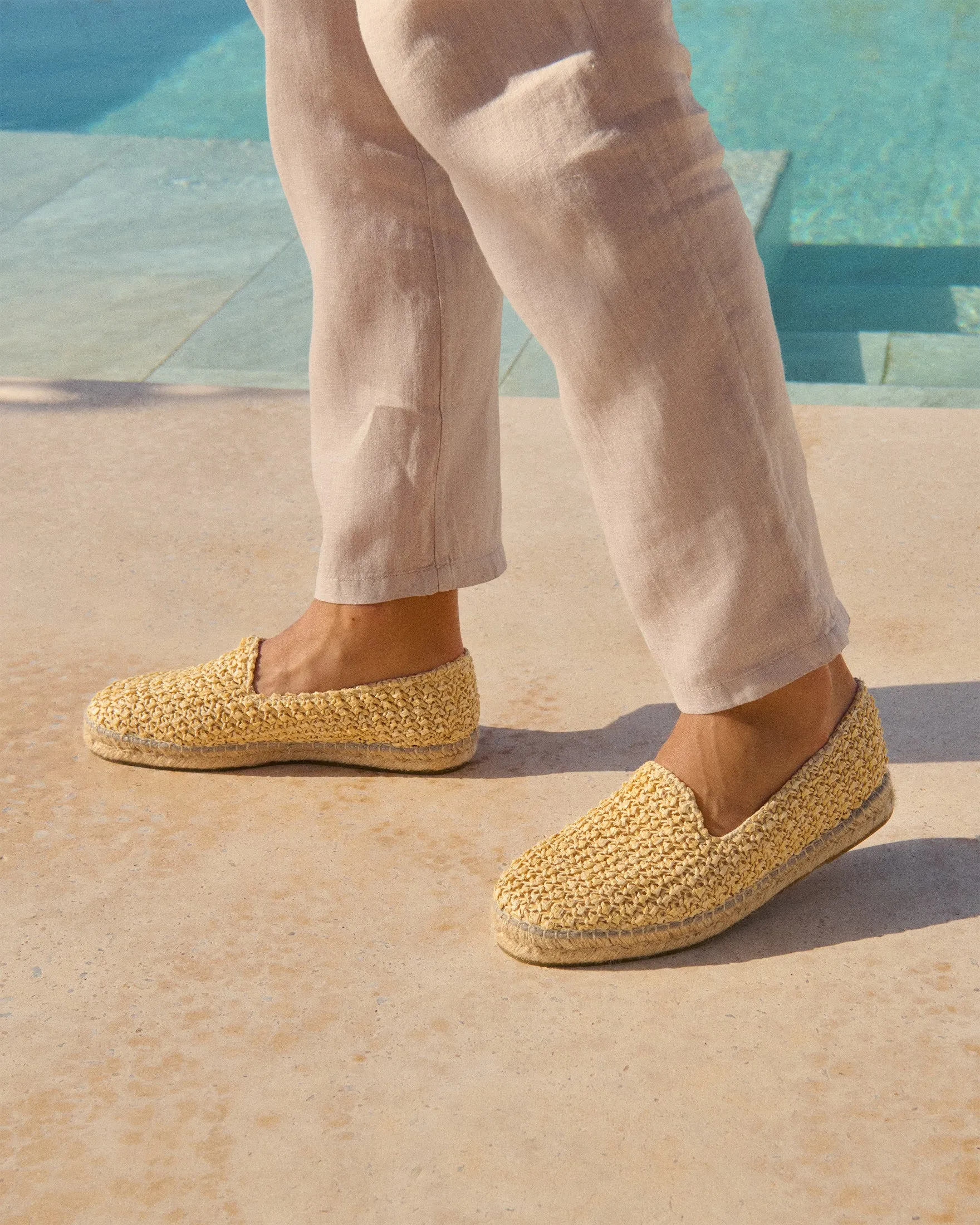 Raffia Espadrilles - V27C0 - Yucatán Raffia Net