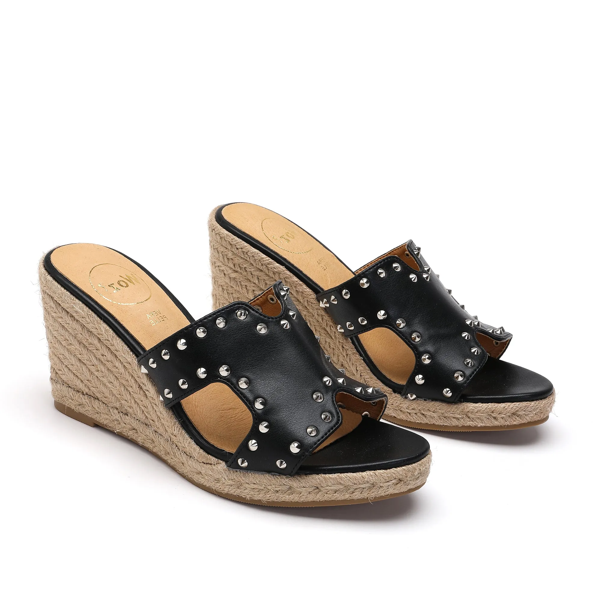 Regina Black Espadrilles