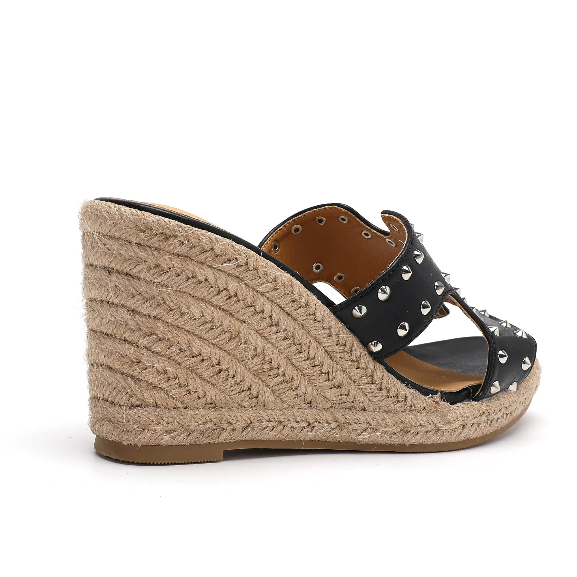 Regina Black Espadrilles