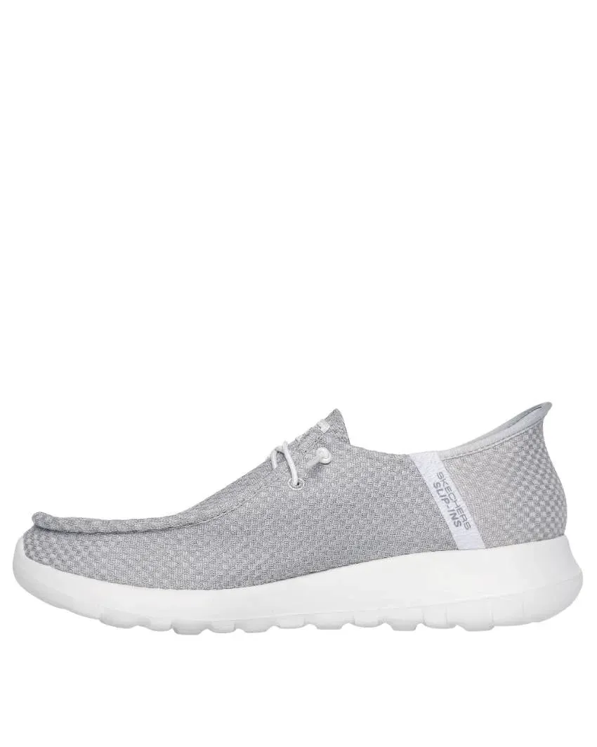 SKECHERS Slip-Ins: GOwalk Max - Halcyon White Grey