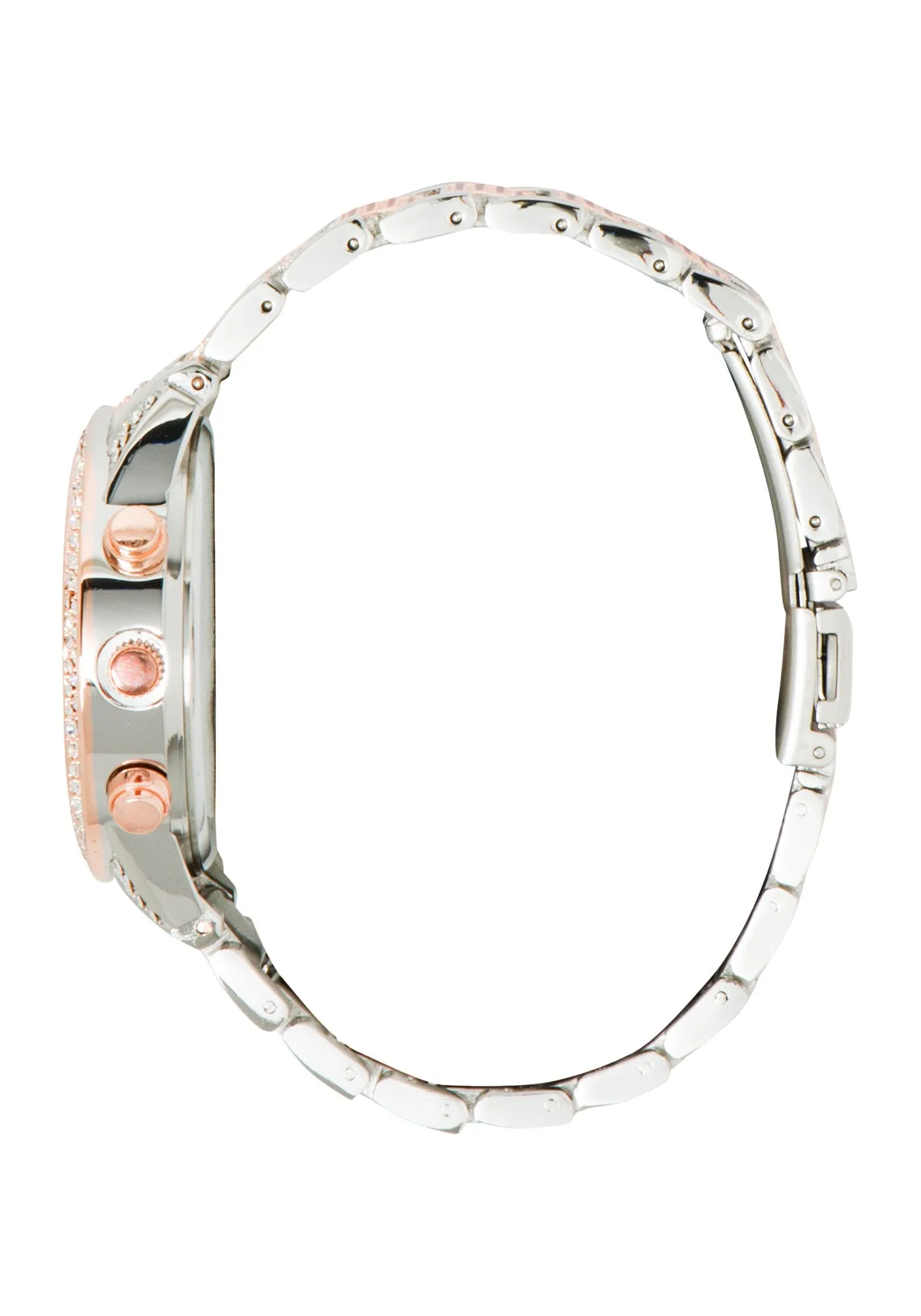 Two Tone Rhinestone Watch