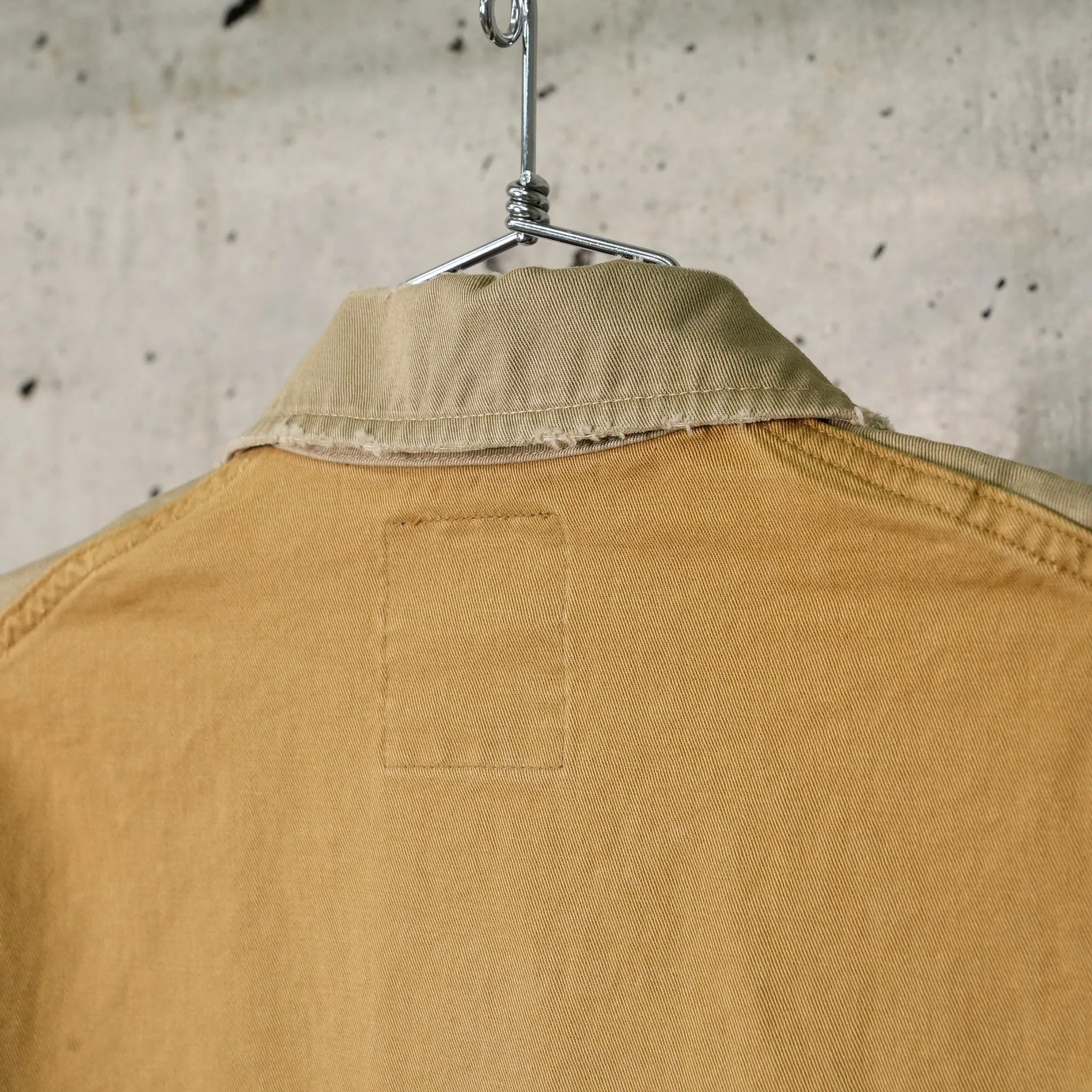 TWO TONE WORK JACKET / BEIGE