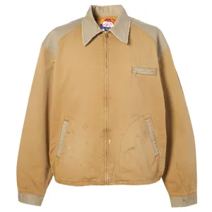 TWO TONE WORK JACKET / BEIGE