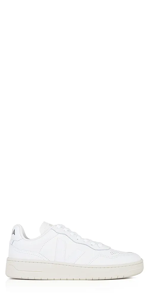 V-90 Leather Sneakers White