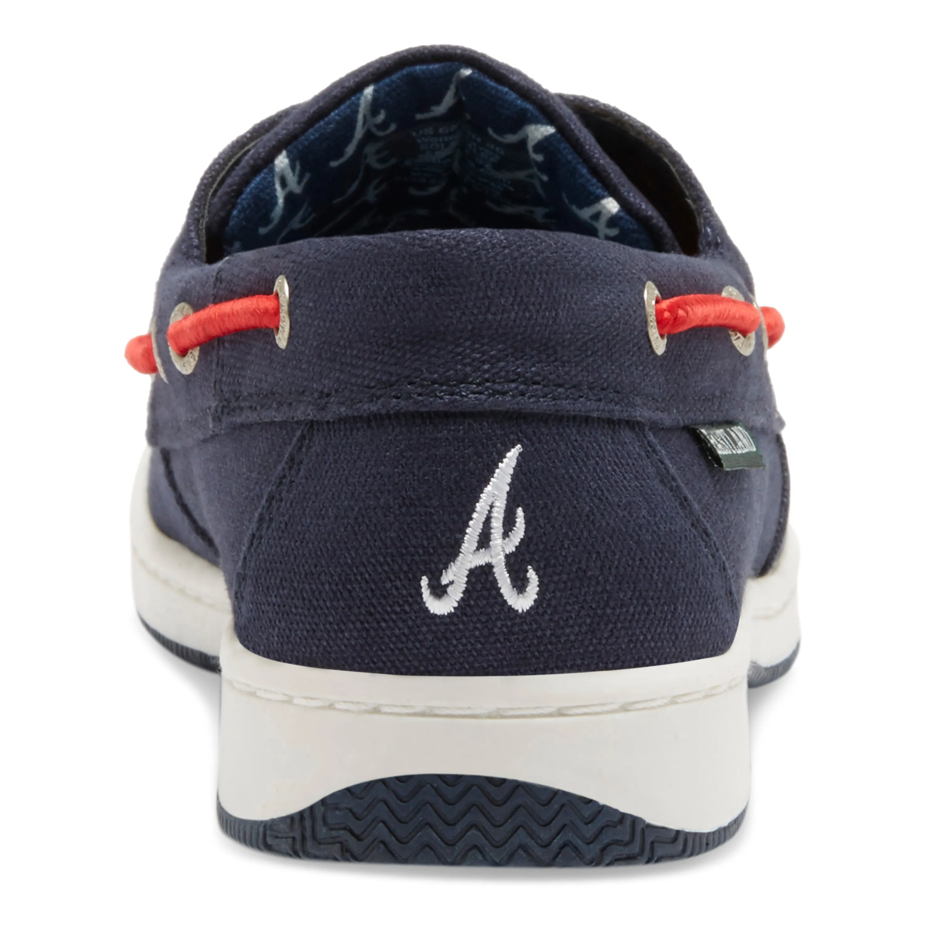 Women's Solstice MLB Atlanta Braves Canvas Boat Shoe