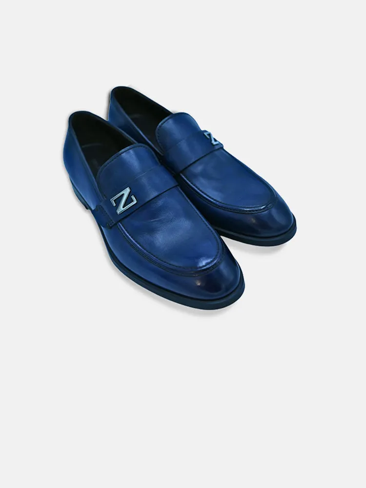 Zegna Hand-Buffed Sienna Flex Loafers