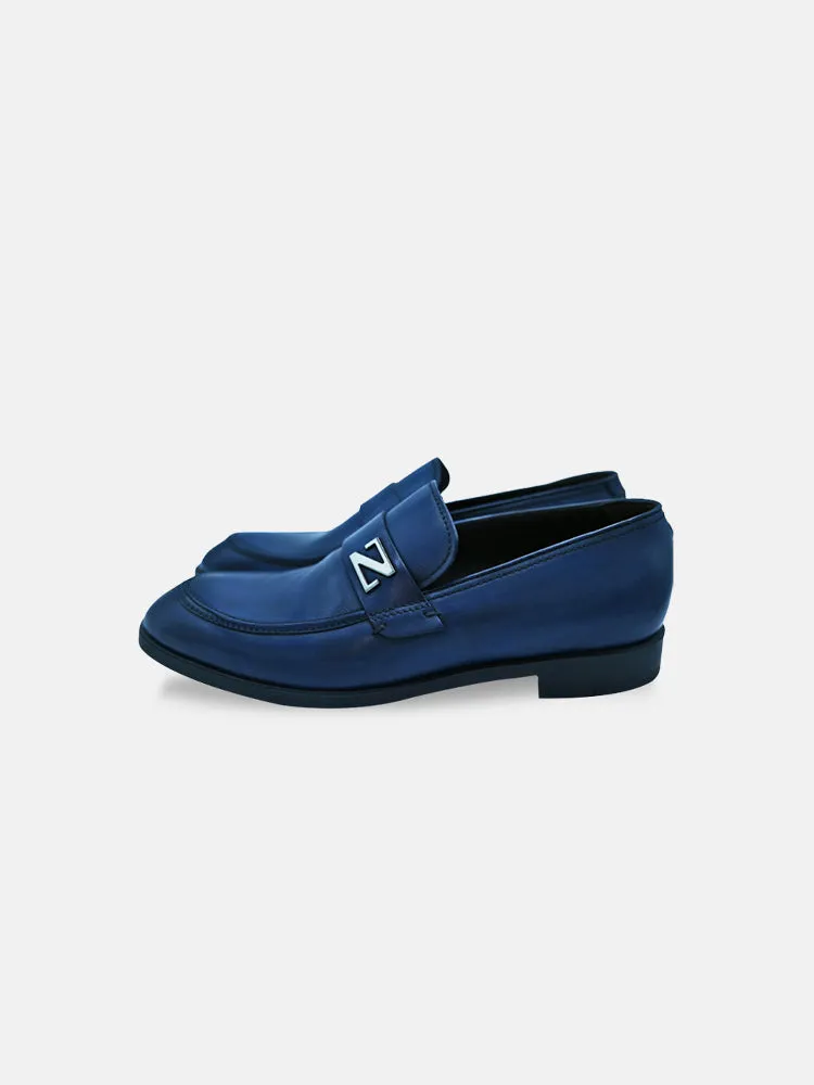 Zegna Hand-Buffed Sienna Flex Loafers
