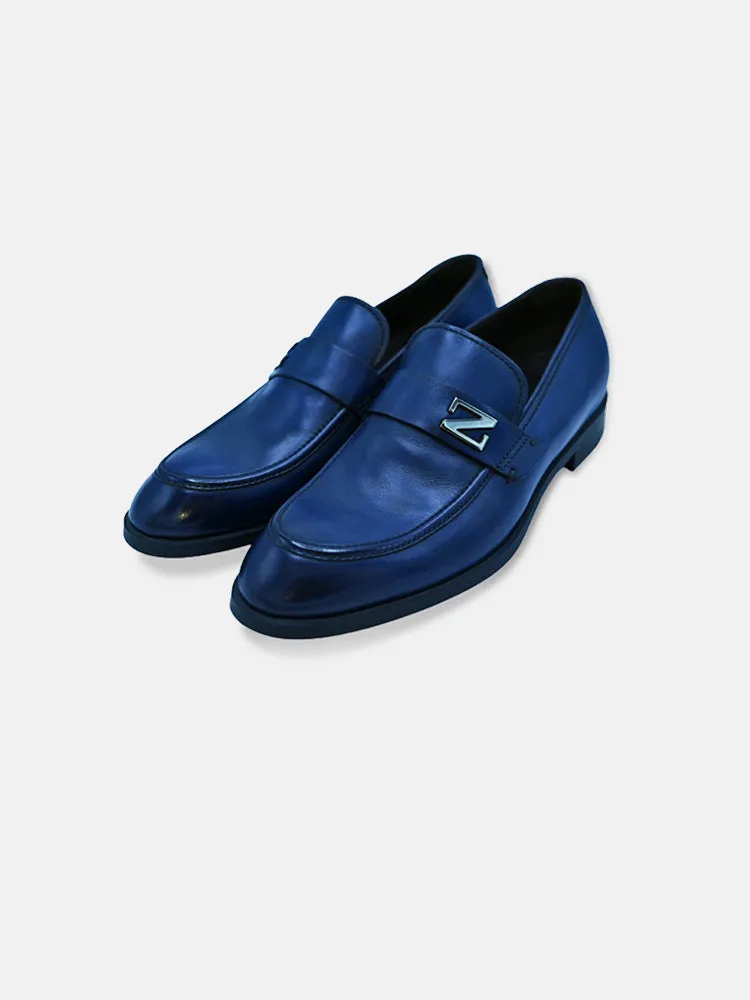 Zegna Hand-Buffed Sienna Flex Loafers